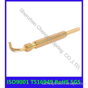 Precision Turned and Bent Part with Brass